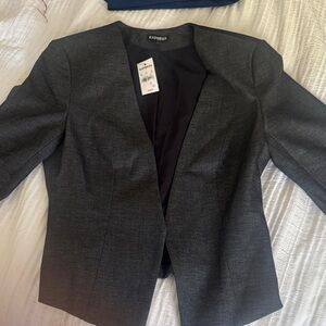 Express Women's Charcoal Blazer